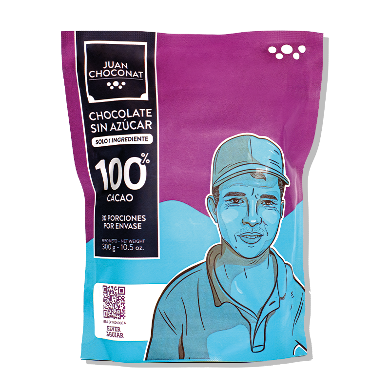 Chocolate para bebida Sin Azúcar 100% Cacao